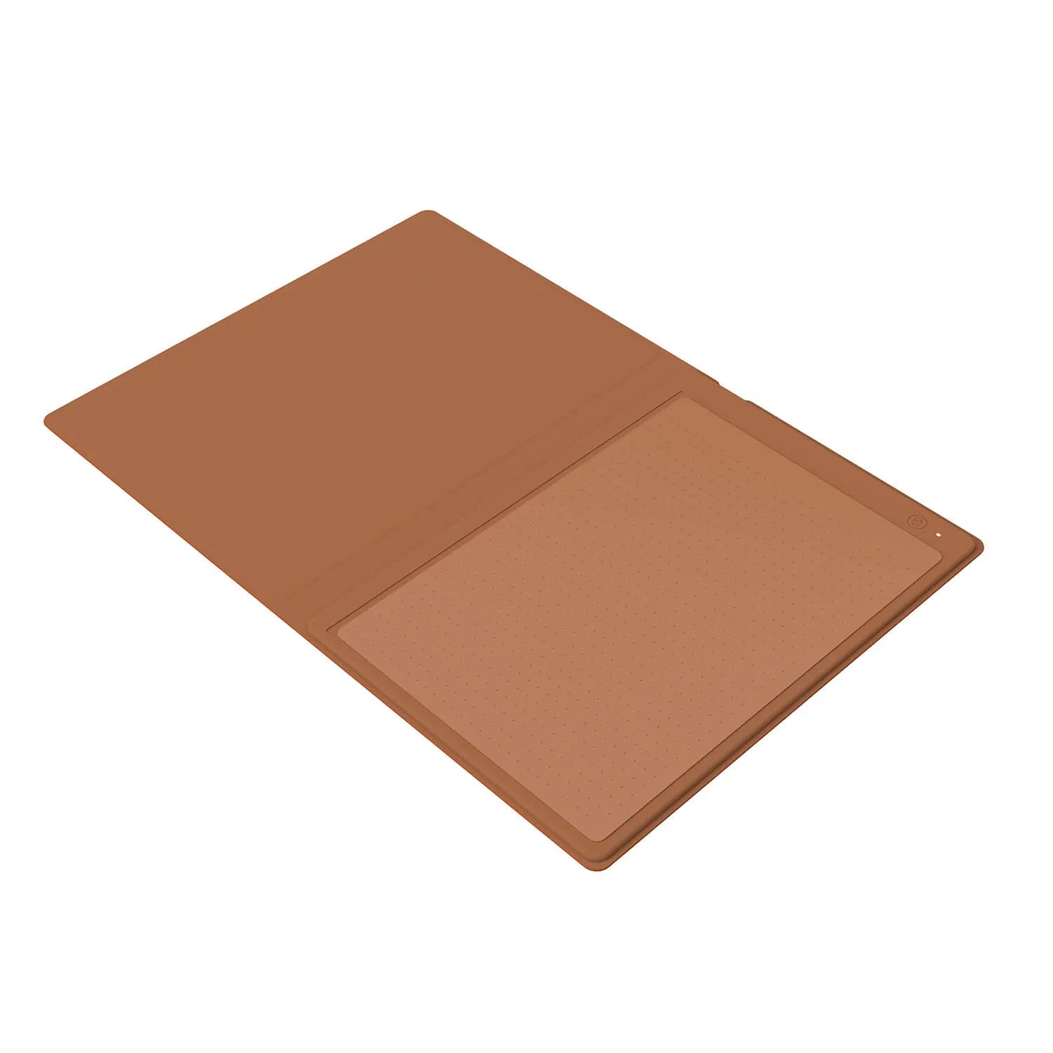 Syncify syncifybook sketchbook duo pro digital notebook in brown with protective cover open